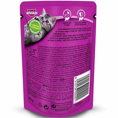 Whiskas Tuna in Jelly and Chicken in Gravy Meal Kitten Wet Food Combo