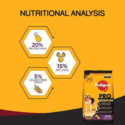 Pedigree PRO Expert Nutrition Adult Dry Dog Food for Small Breed