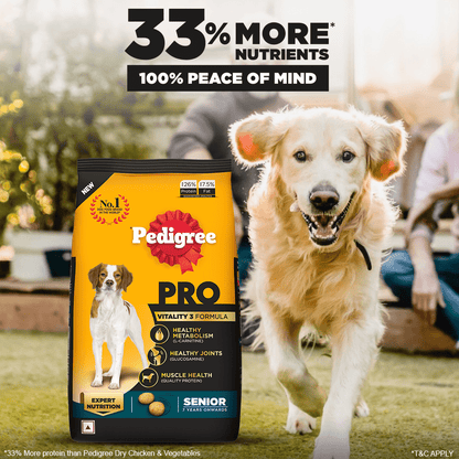 Pedigree PRO Expert Nutrition Senior(7+ Years) Adult Dog Dry Food