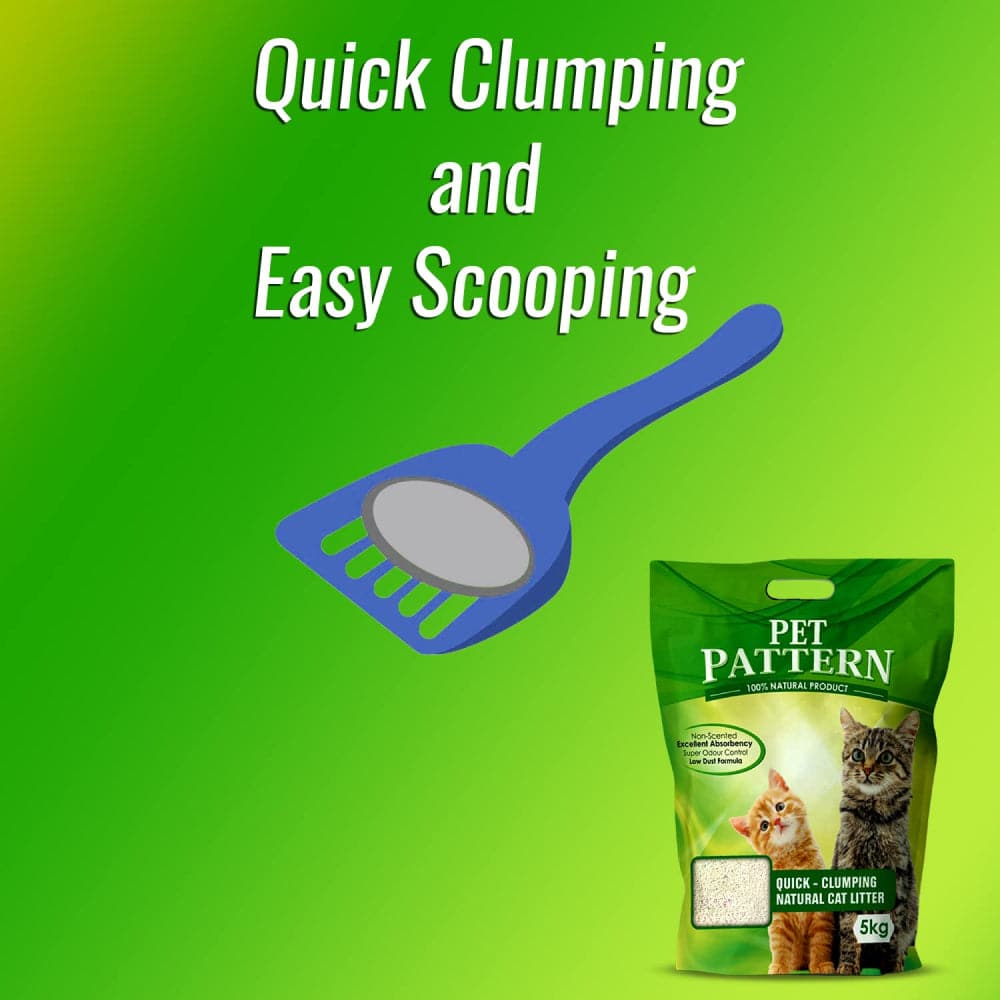 Pet Pattern Natural Clay Scented Cat Litter 2 x 5kg Combo