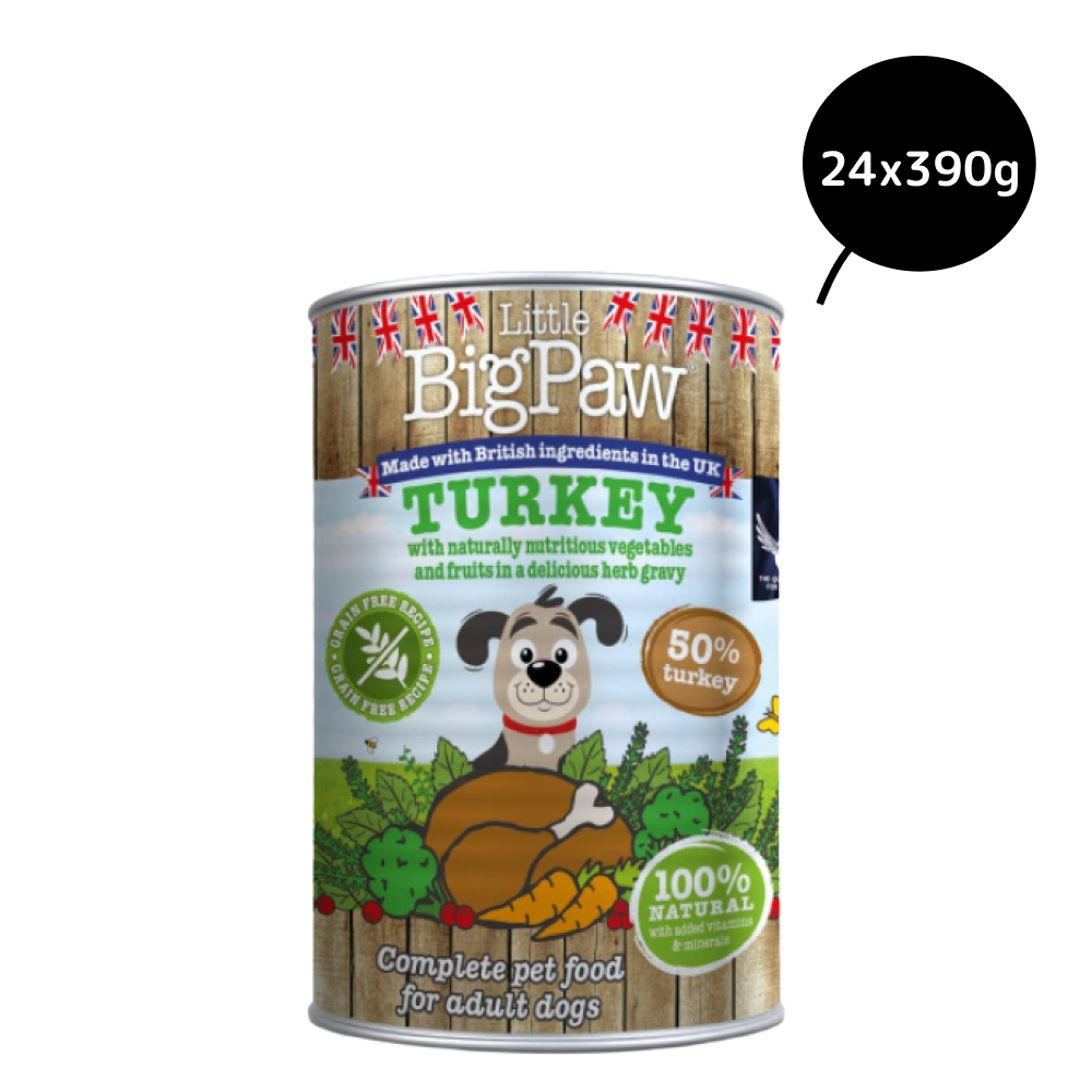 Little Big Paw Turkey Cranberries Broccolli Carrot & Herbs Dog Wet Food