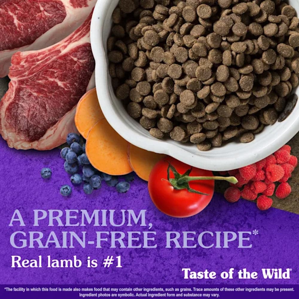 Taste of the Wild Sierra Mountain Canine Recipe with Roasted Lamb Dog Dry Food