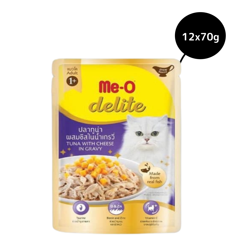 Me O Delite Tuna with Cheese in Gravy Cat Wet Food