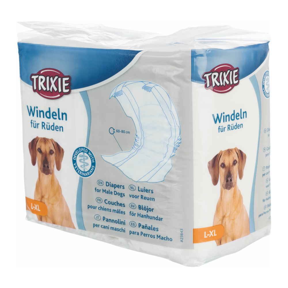 Trixie Diapers for Male Dogs (12pcs)