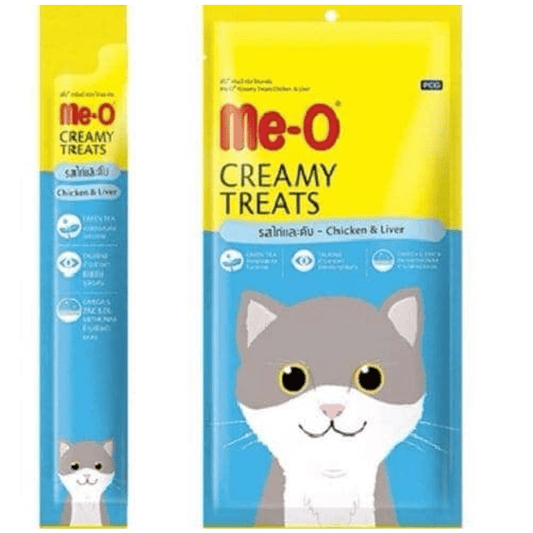Me O Creamy Chicken & Liver Cat Treats