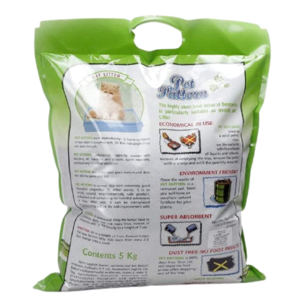 Pet Pattern Natural Clay Scented Cat Litter 2 x 5kg Combo
