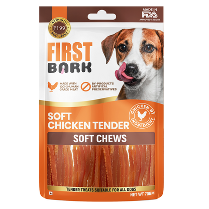 First Bark Soft Chicken Tenders Dog Treats