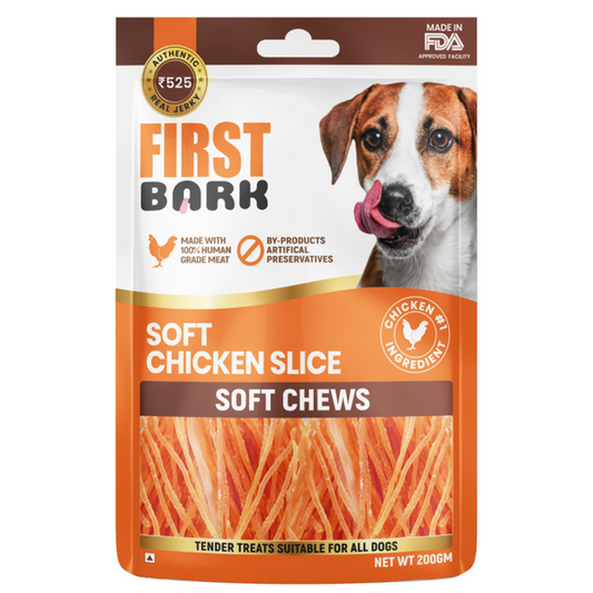 First Bark Soft Chicken Slice Jerky Dog Treat