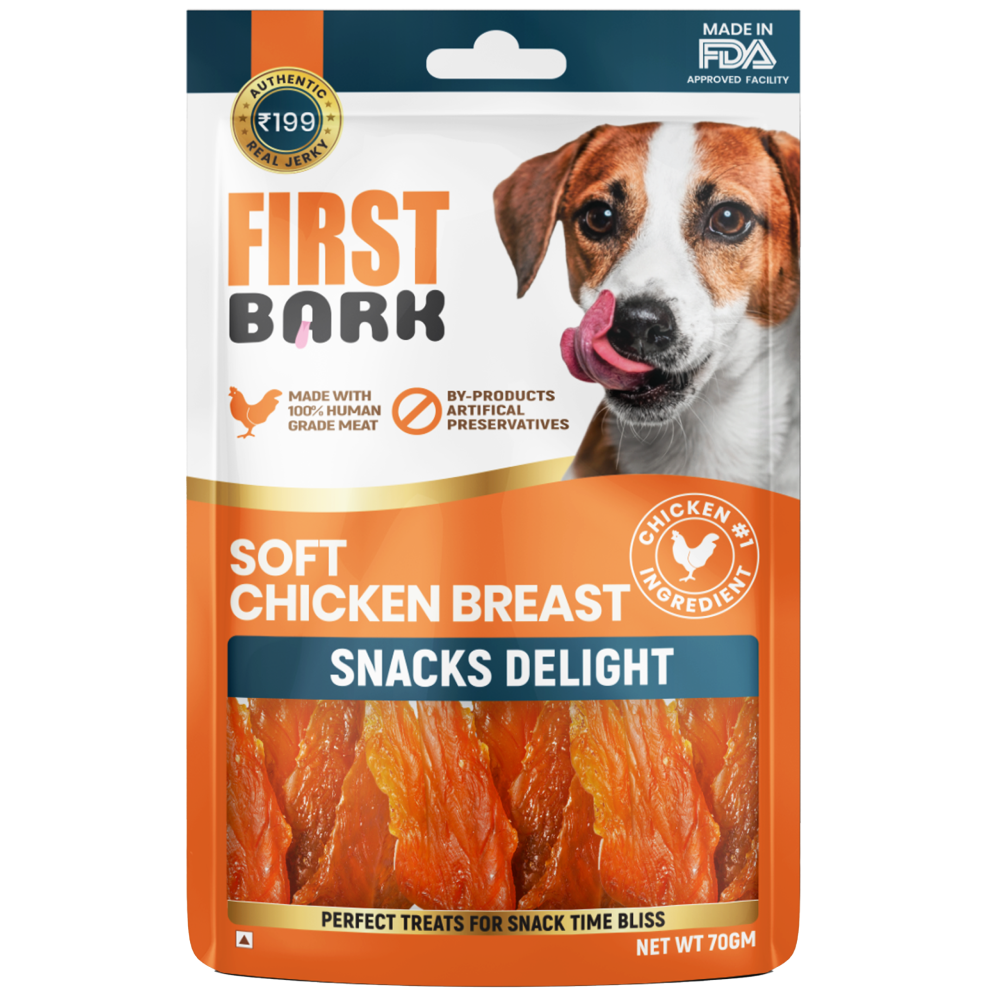 First Bark Soft Chicken Breast Dog Treat