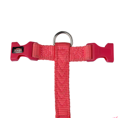Trixie Premium H Harness for Dogs (Coral)