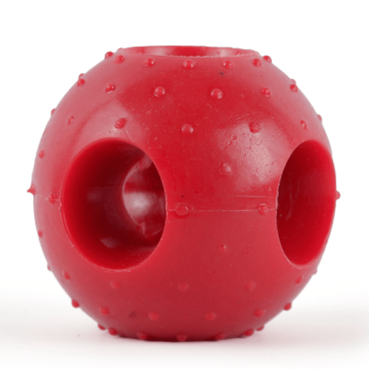 Drools Non Toxic Rubber Hole Ball Chew Teething Toy for Puppies and Dogs