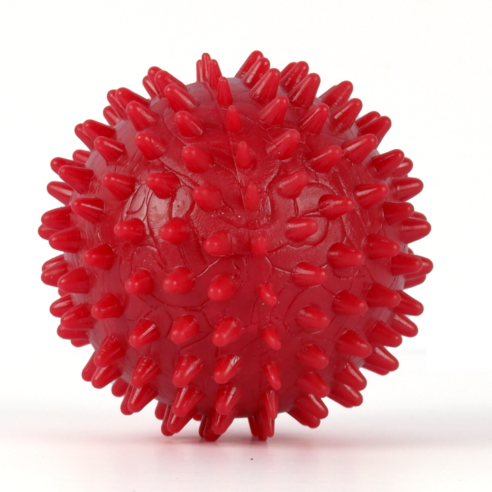Drools Non Toxic Rubber Stud Spike Hard Ball Chew Teething Toy for Puppies and Dogs