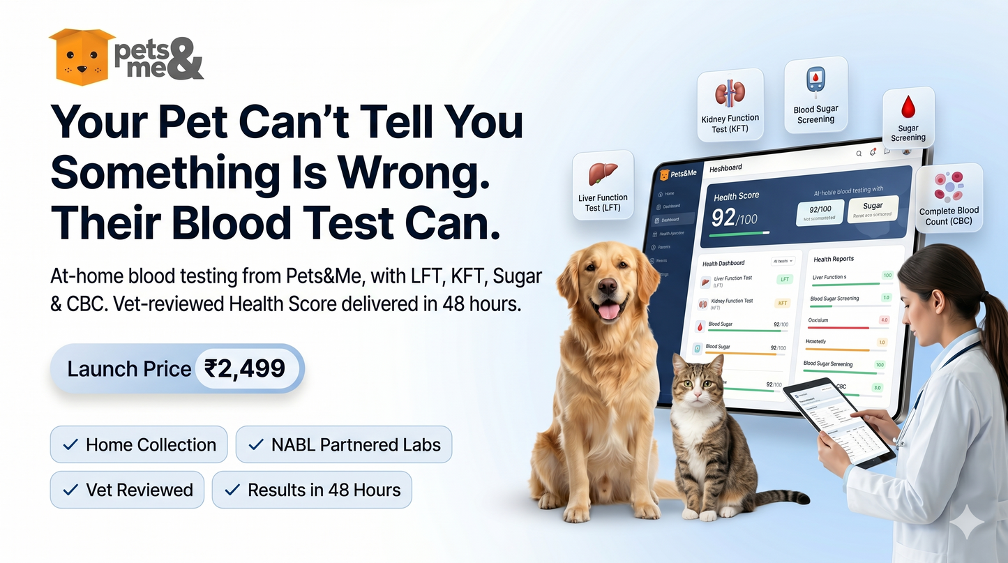Pets & Me Health Score™ Complete At-Home Pet Health Screening