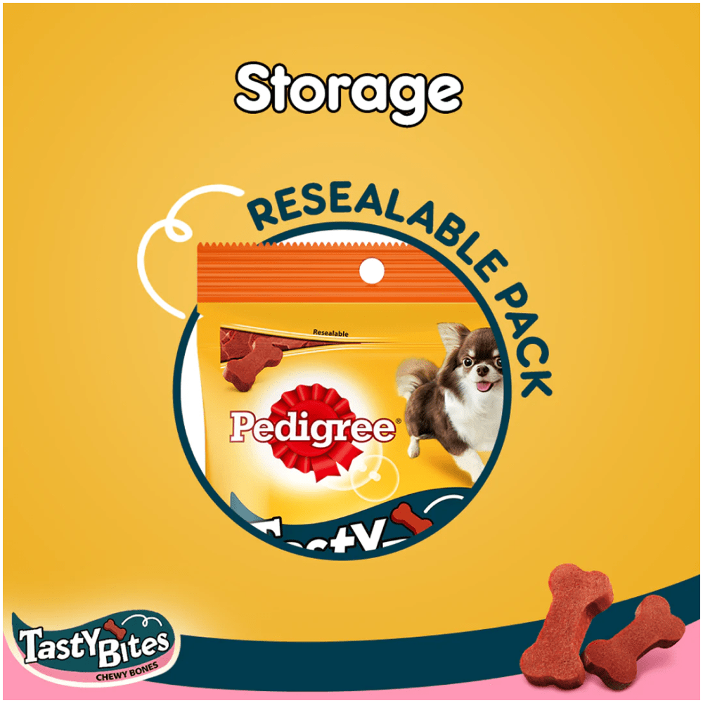 Pedigree Chicken & Smoke Flavor Tasty Bites Chewy Bones Dog Treat
