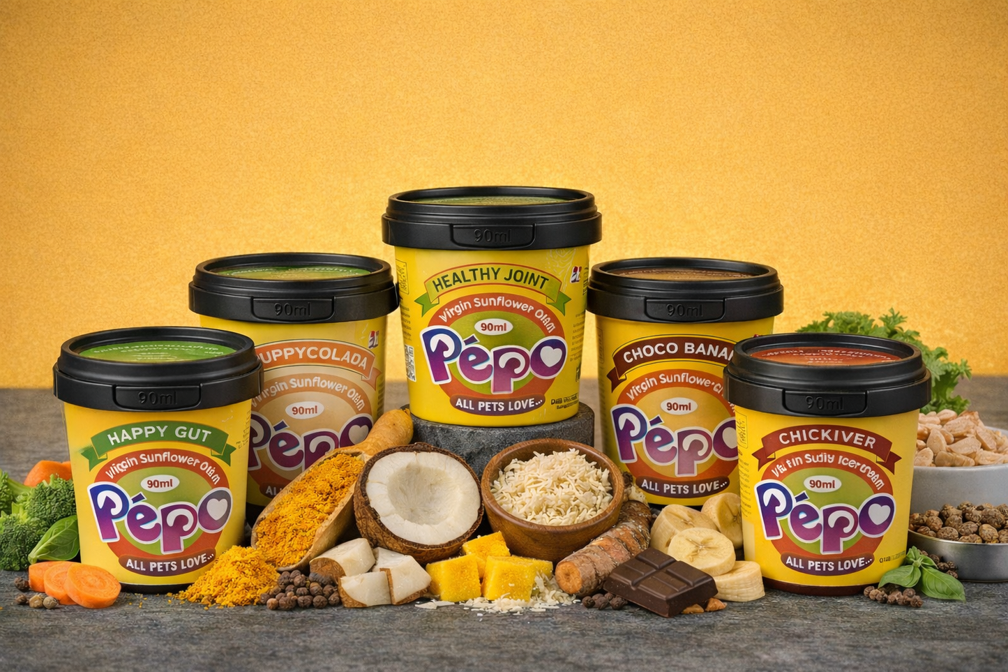 Pepo Ice-cream for dogs & cats - PACK OF 3