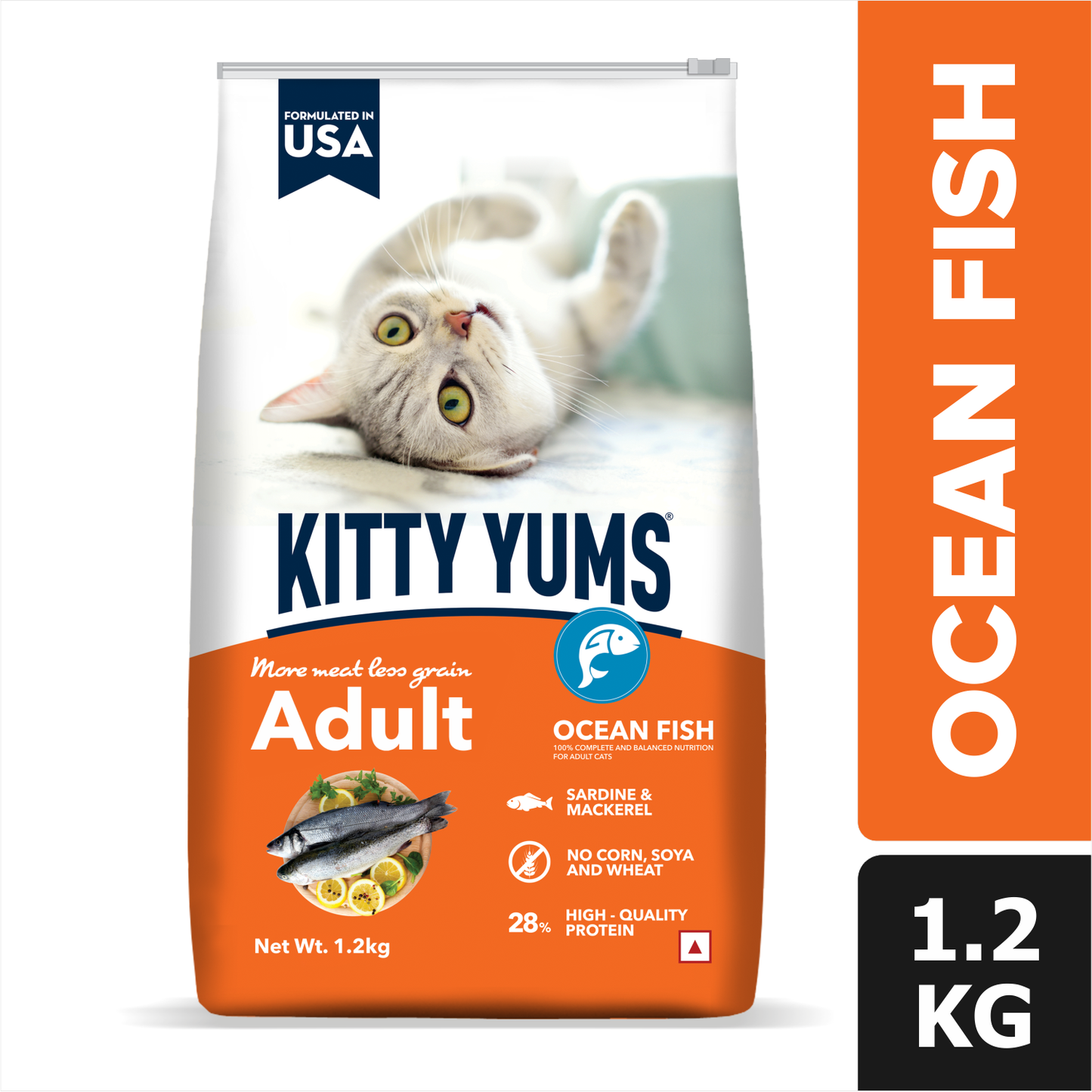 Kitty Yums Ocean Fish Adult 3Kg