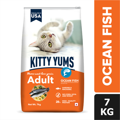 Kitty Yums Ocean Fish Adult 3Kg