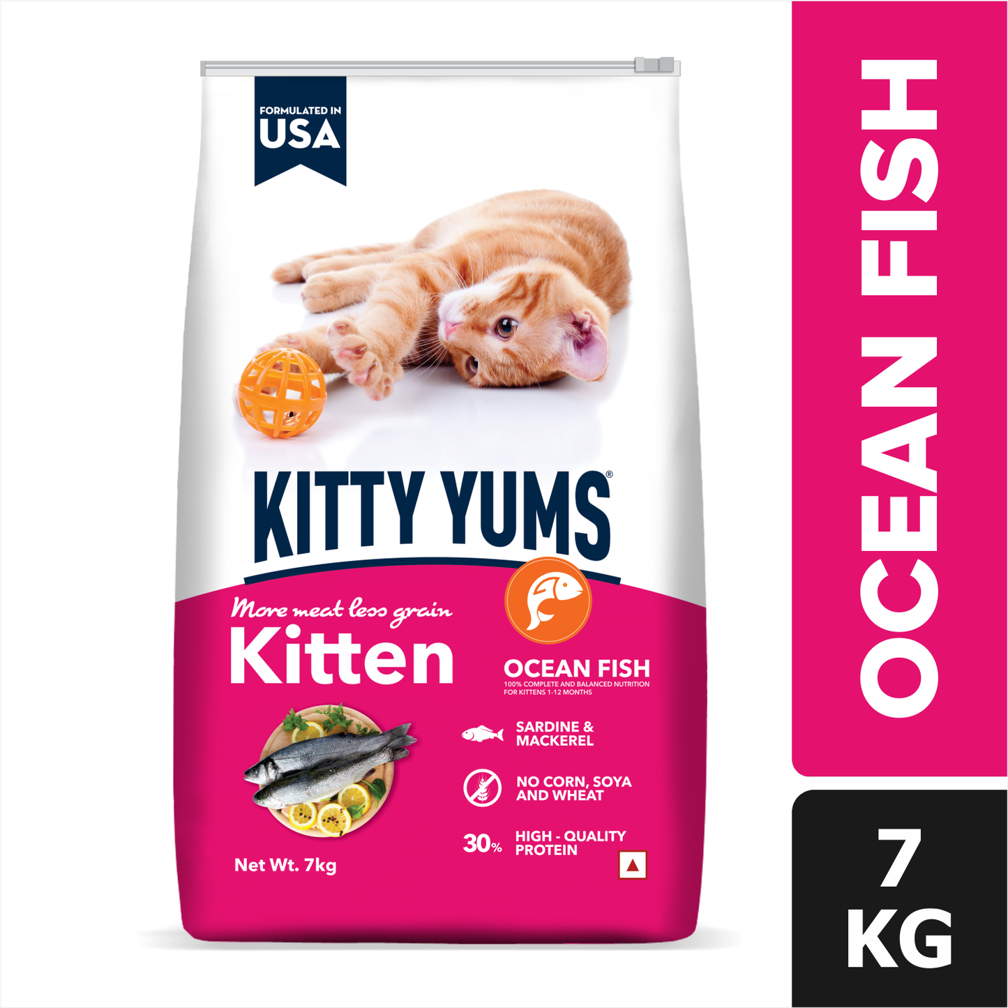 Kitty Yums Ocean Fish Kitten 3Kg