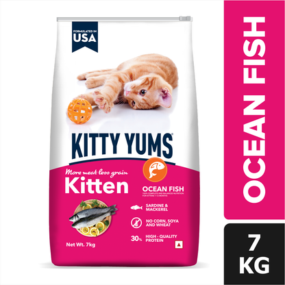 Kitty Yums Ocean Fish Kitten 3Kg