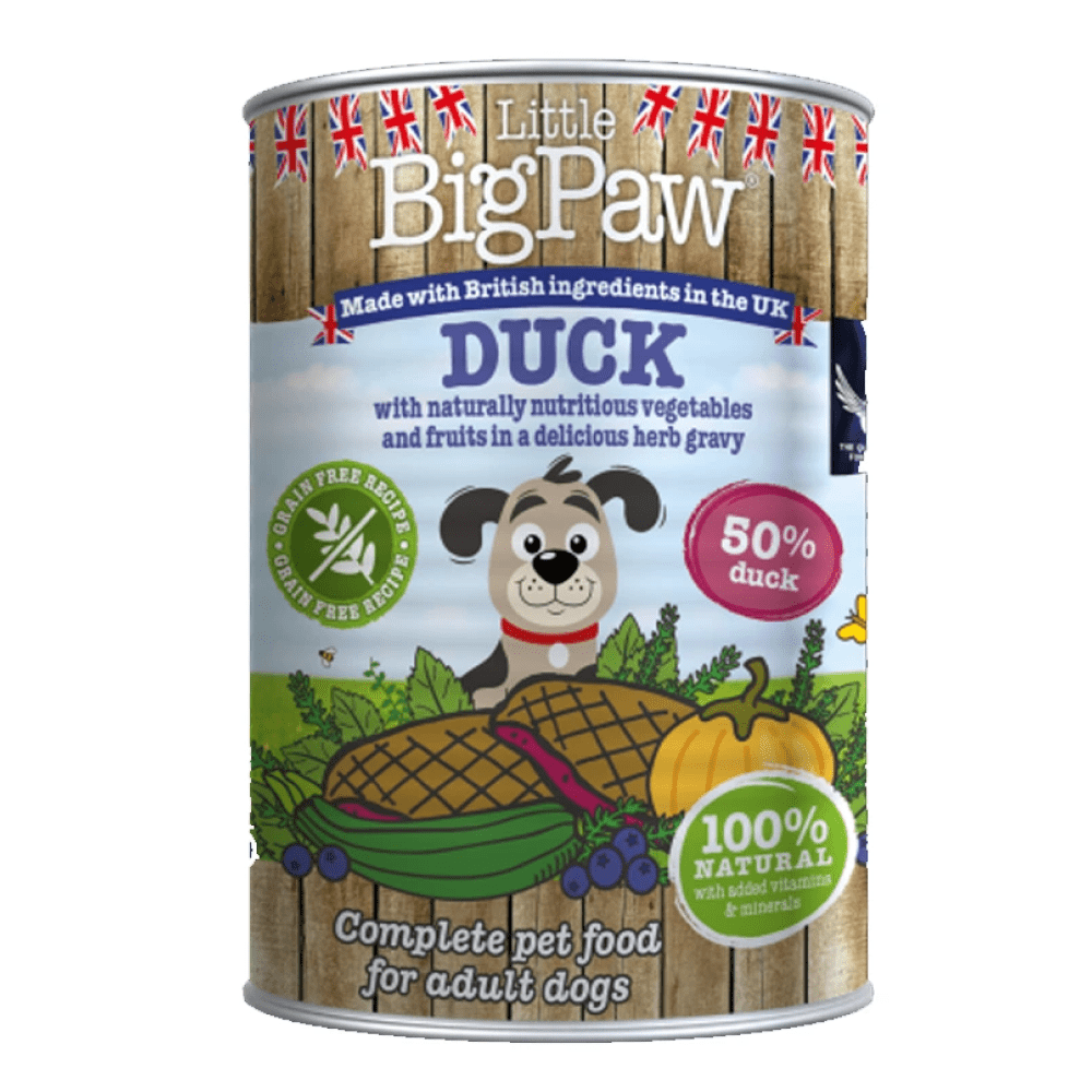 Little Big Paw Duck Bluberries Courgette Pumpkin & Herbs Dog Wet Food