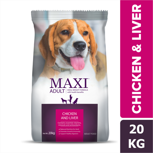 Maxi Adult Chicken and Liver 20Kg