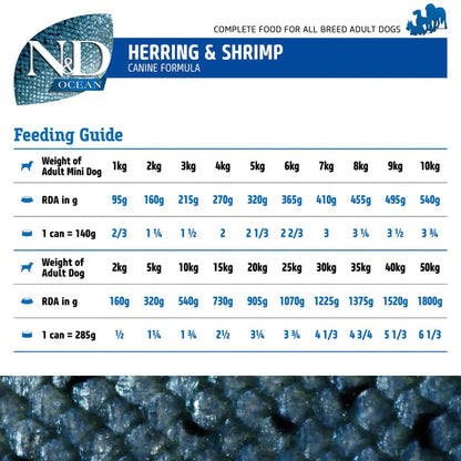Farmina N&D Ocean Herring & Shrimp Grain Free Mini Adult Dog Wet Food