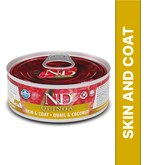 Farmina N&D Quinoa Quail & Coconut Grain Free Adult Cat Wet Food