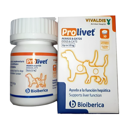 Vivaldis Prolivet Tablet for Medium Dogs and Cats (10 tablets)