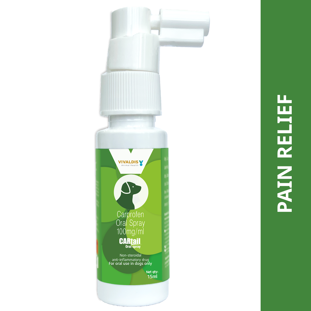 Vivaldis Cartail Oral Spray for Dogs (15ml)
