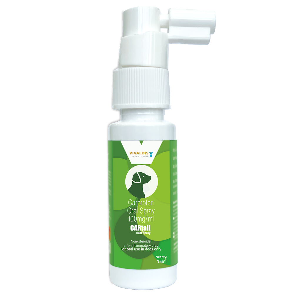 Vivaldis Cartail Oral Spray for Dogs (15ml)