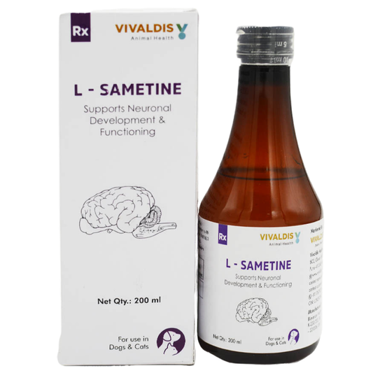 Vivaldis L Sametine Syrup for Dogs and Cats (150ml)