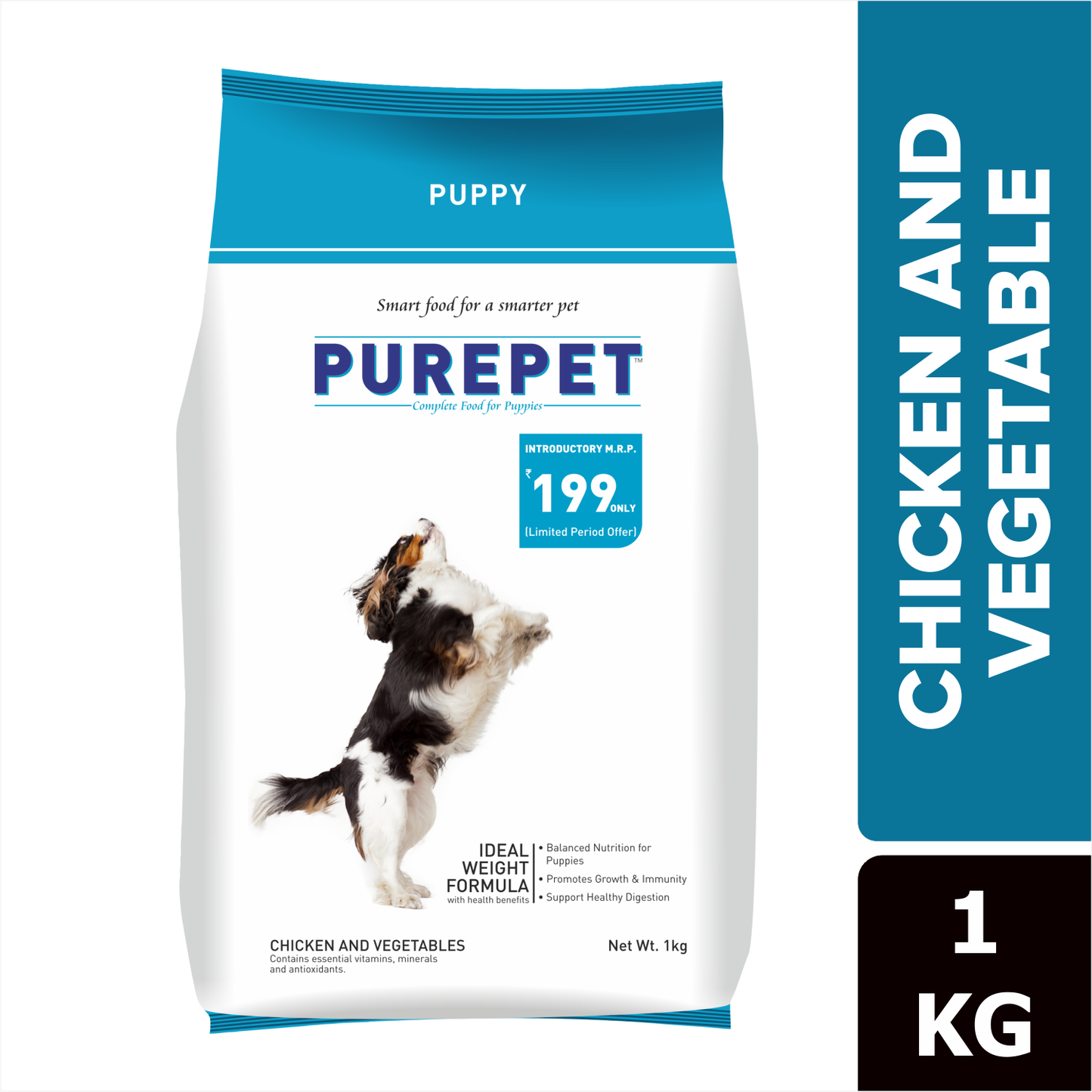 Purepet Chicken & Vegetable Puppy Dry Food