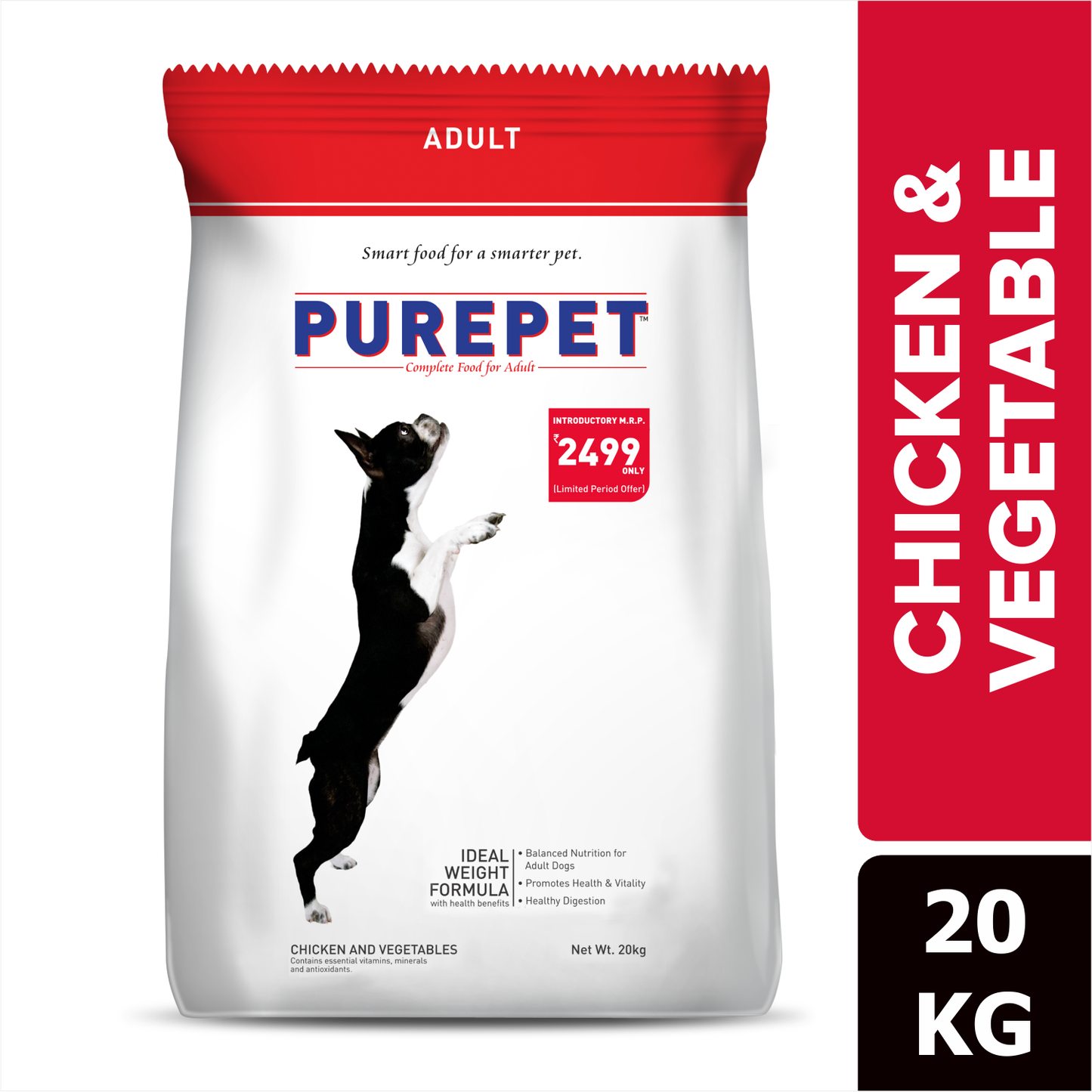 Purepet Chi & Veg Adult 20Kg