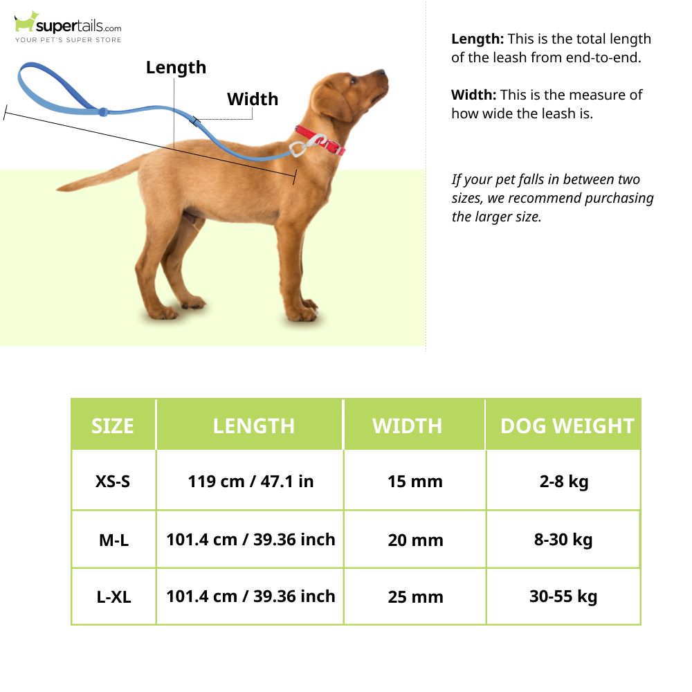 Trixie Premium Leash for Dogs (Apple Green)