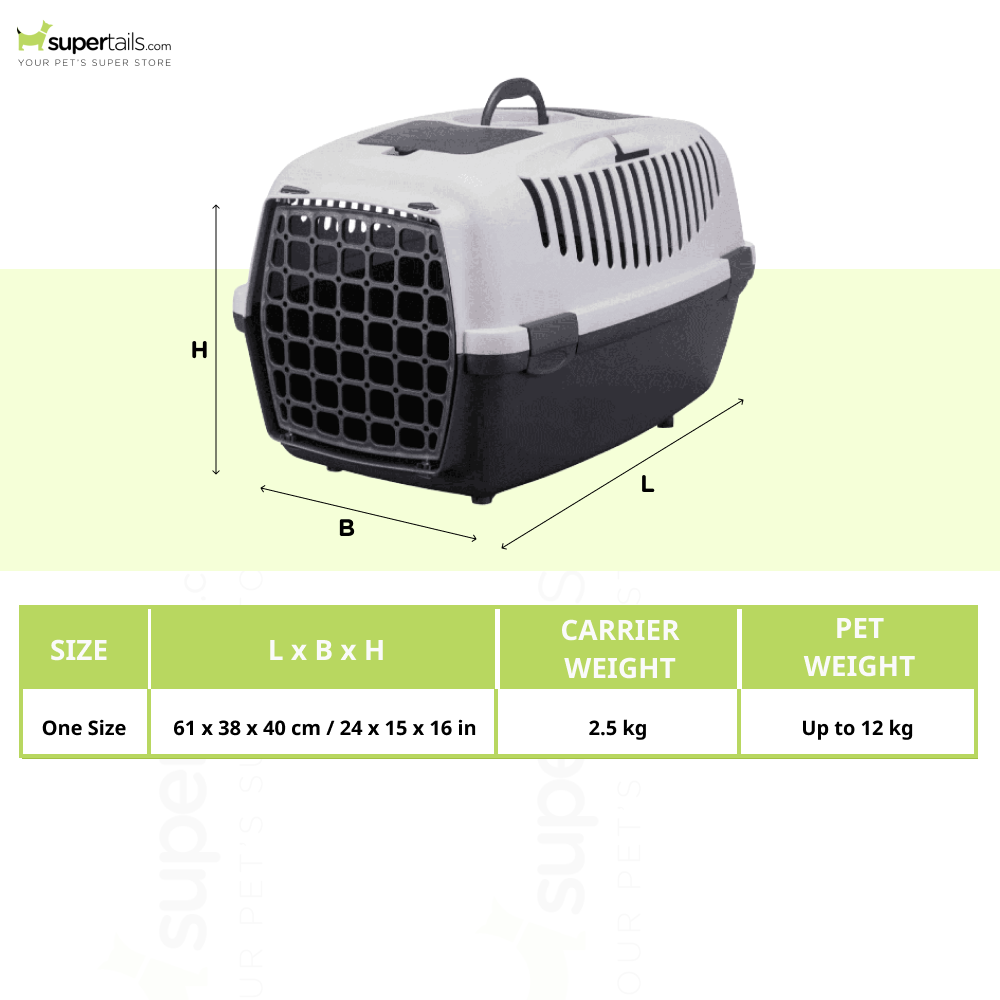 Trixie Capri 3 Transport Box for Dogs and Cats (Assorted)