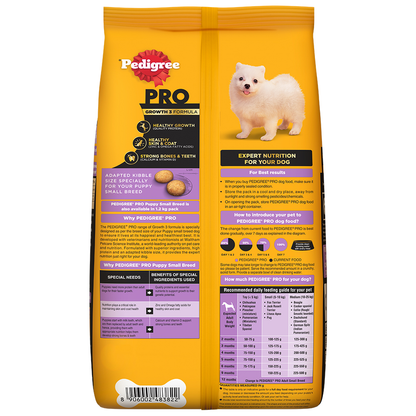 Pedigree PRO Expert Nutrition Small Breed Puppy (2 to 9 Months) Dry Food