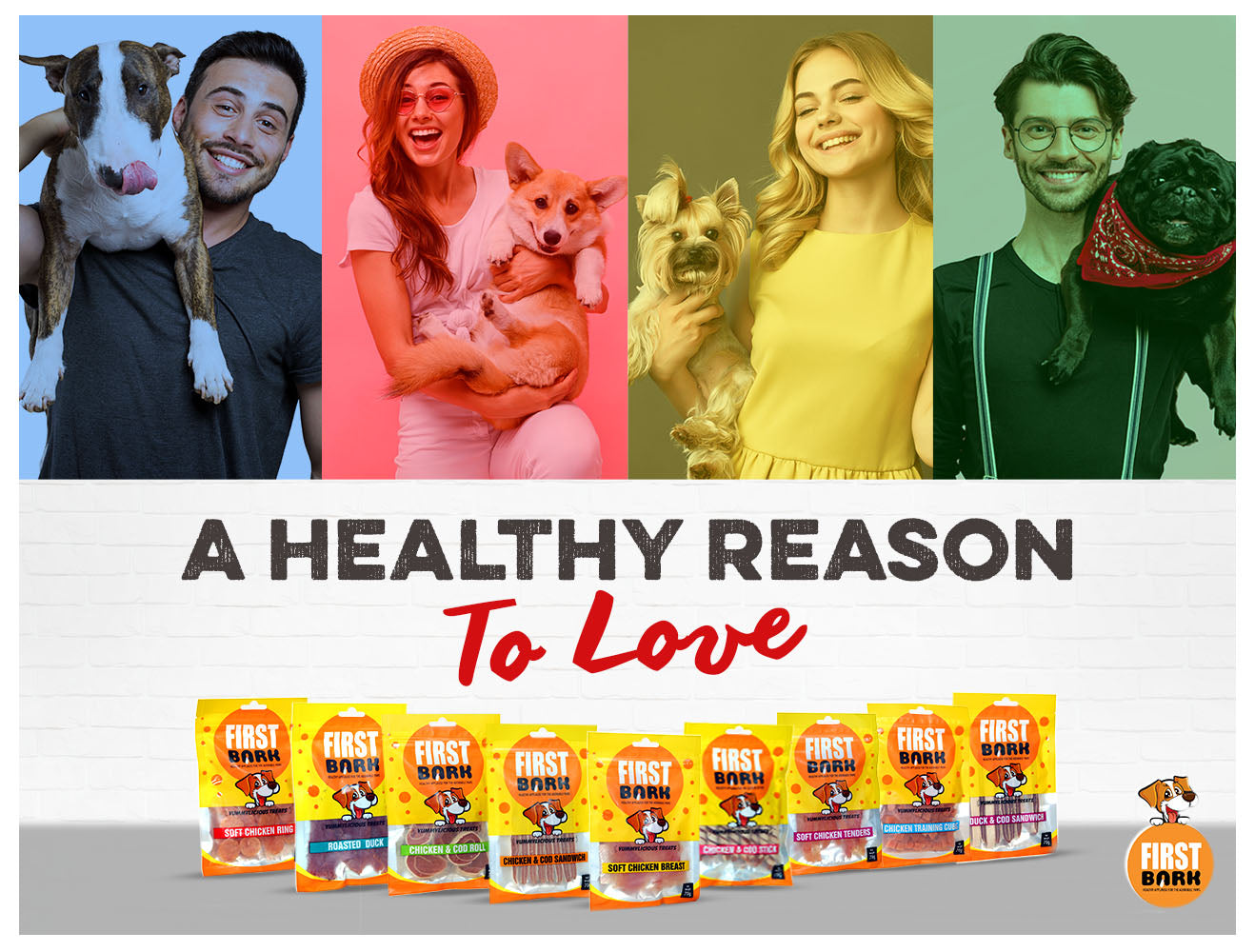 First Bark Chicken Cod Stick Dog Treats