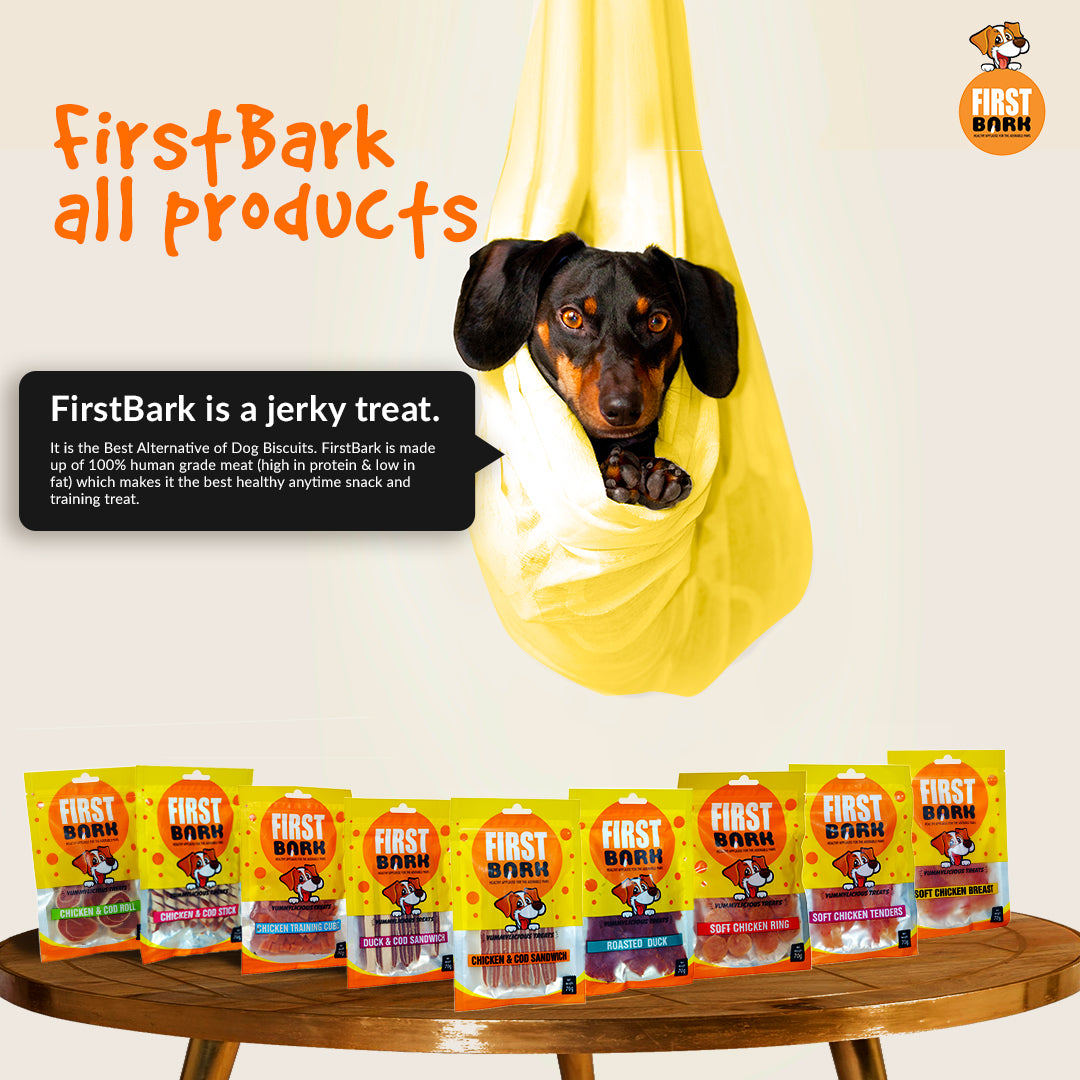 First Bark Soft Roasted Duck Dog Treats