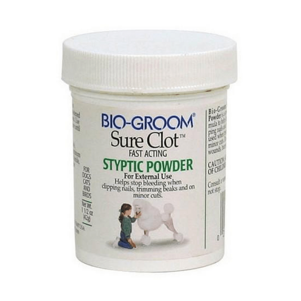 Bio Groom Sure Clot Fast Acting Styptic Powder for Dogs