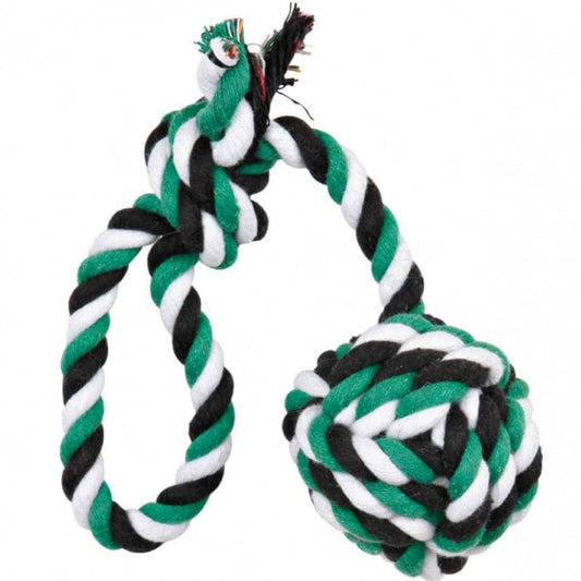 Trixie Playing Rope-Loop with Woven in Ball Toy for Dogs (Assorted)