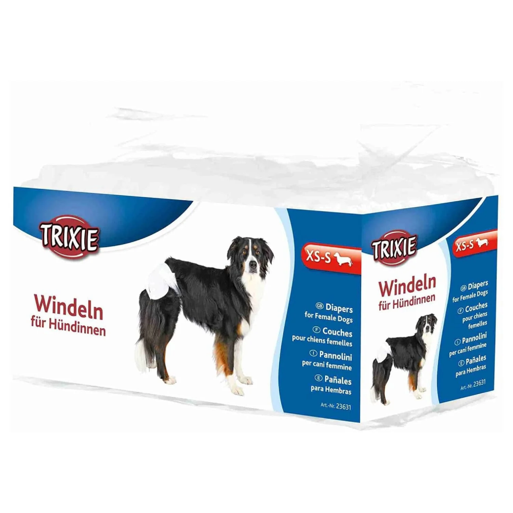 Trixie Female Diapers for Dogs (12pcs)