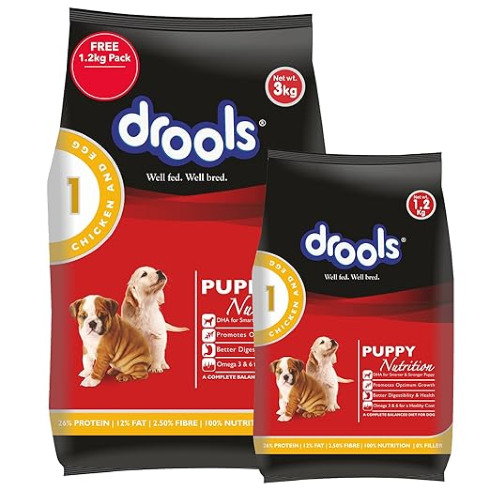 Drools Chicken and Egg Puppy Dog Dry Food