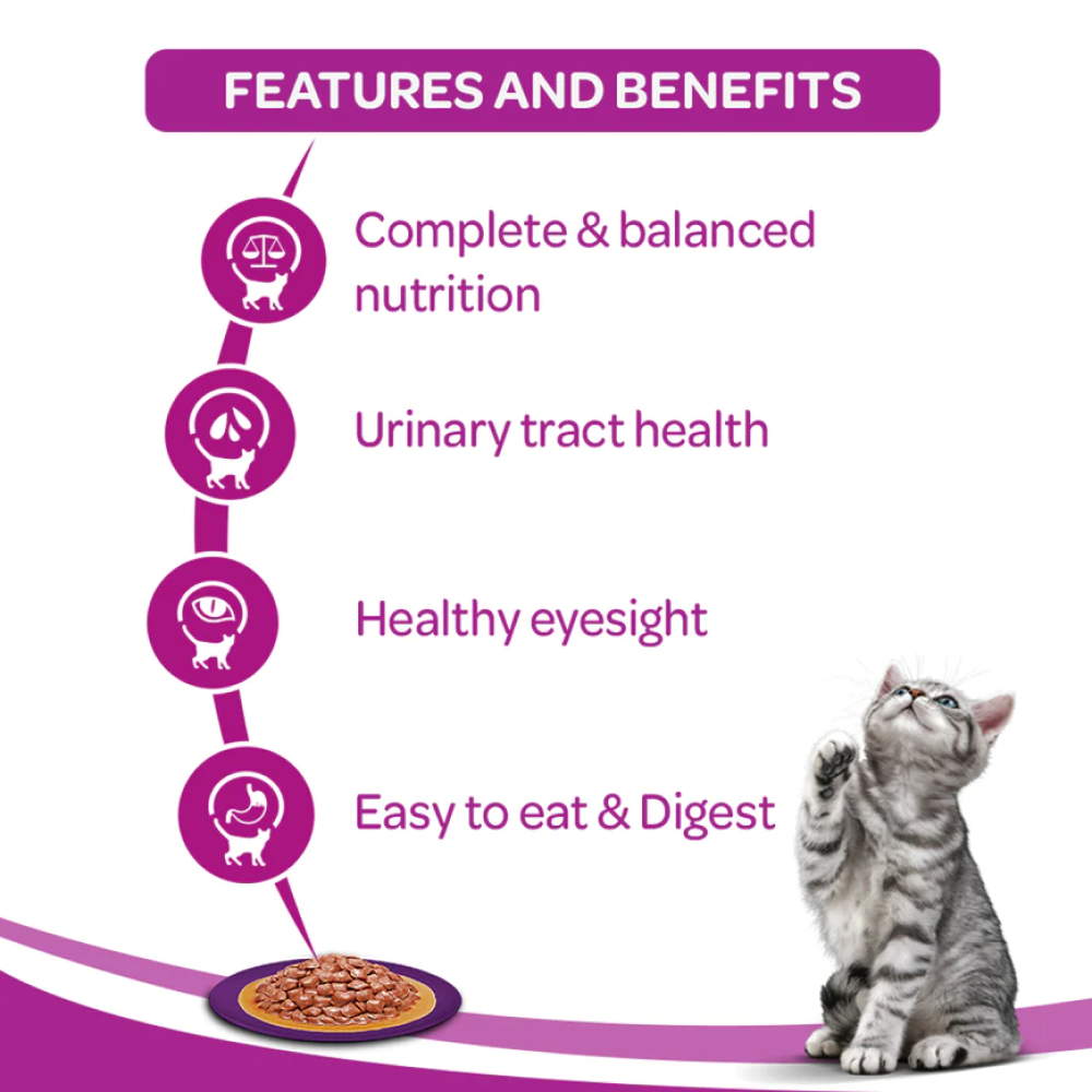 Whiskas Tuna in Jelly Meal and Chicken Gravy Adult Cat Wet Food Combo