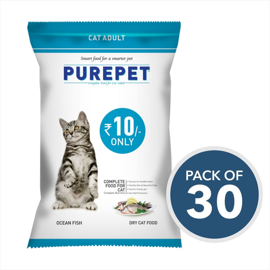 Purepet Ocean Fish Adult Cat Dry Food (30 x 40g)