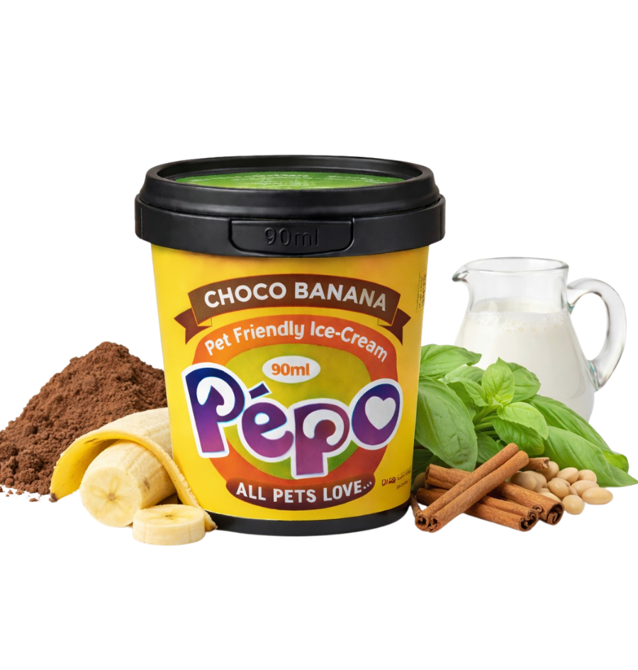 Pepo Ice-cream for dogs & cats - Choco Banana